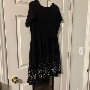 Black Marie Musical Note Dress